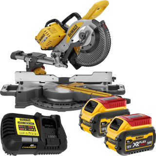 DeWalt DCS727T2-GB 250mm / 10" 54v FLEXVOLT Cordless Mitre Saw Inc 2x DCB546 Batts