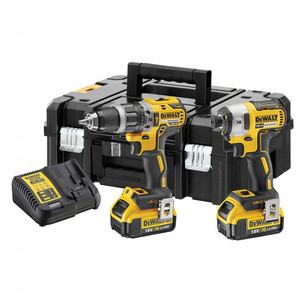 DeWalt DCK266M2T 18v XR Brushless Combi and Impact Kit (2 x 4.0ah Li-Ion batts)
